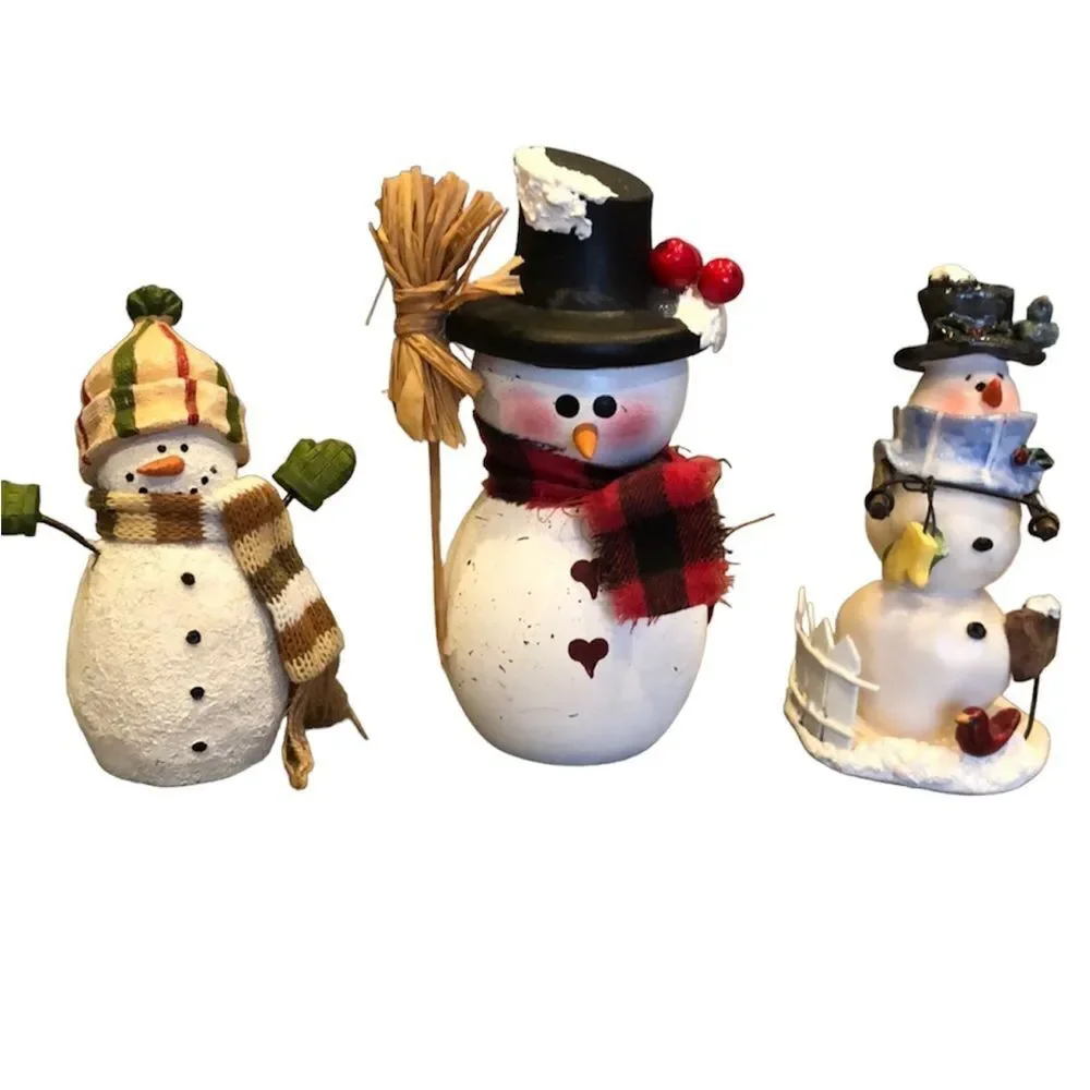 Snowmen figurines
